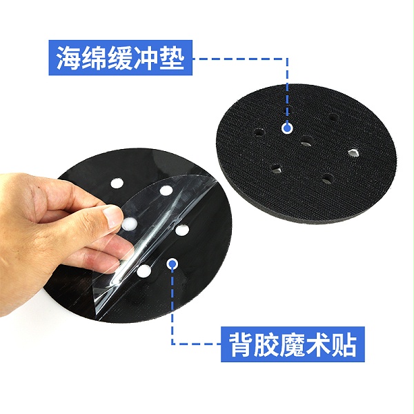 湿磨机缓冲垫背胶魔术贴-防水防滑脱、快换系统提升效率